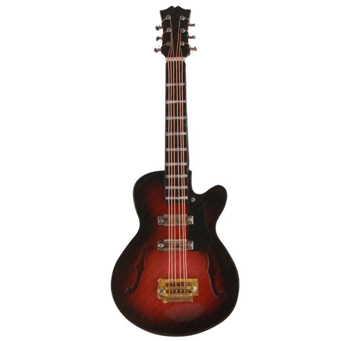 Miniature Black&Red Electric Guitar EG8